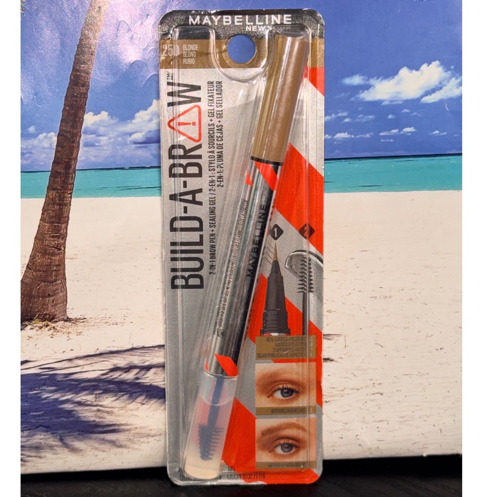 Maybelline Build-A-Brow 2-in-1 Brow Pen and Sealing Gel 250 Blonde Longwear